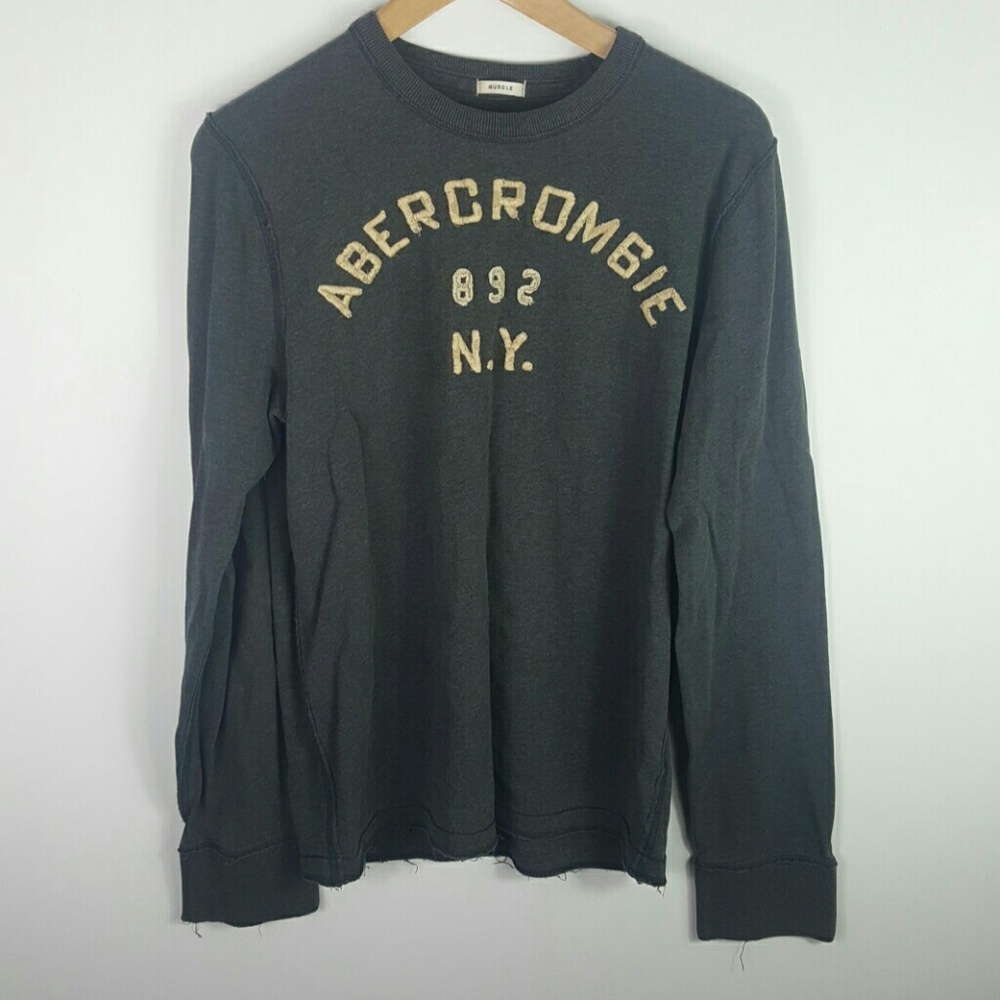 Abercrombie long sleeve muscle tee shirt Large